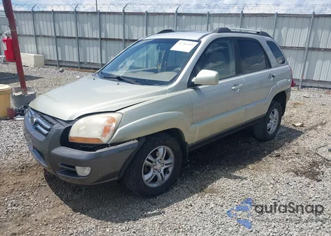 2007 Kia Sportage Ex V6 from USA, damaged, VIN KNDJF723X77300892